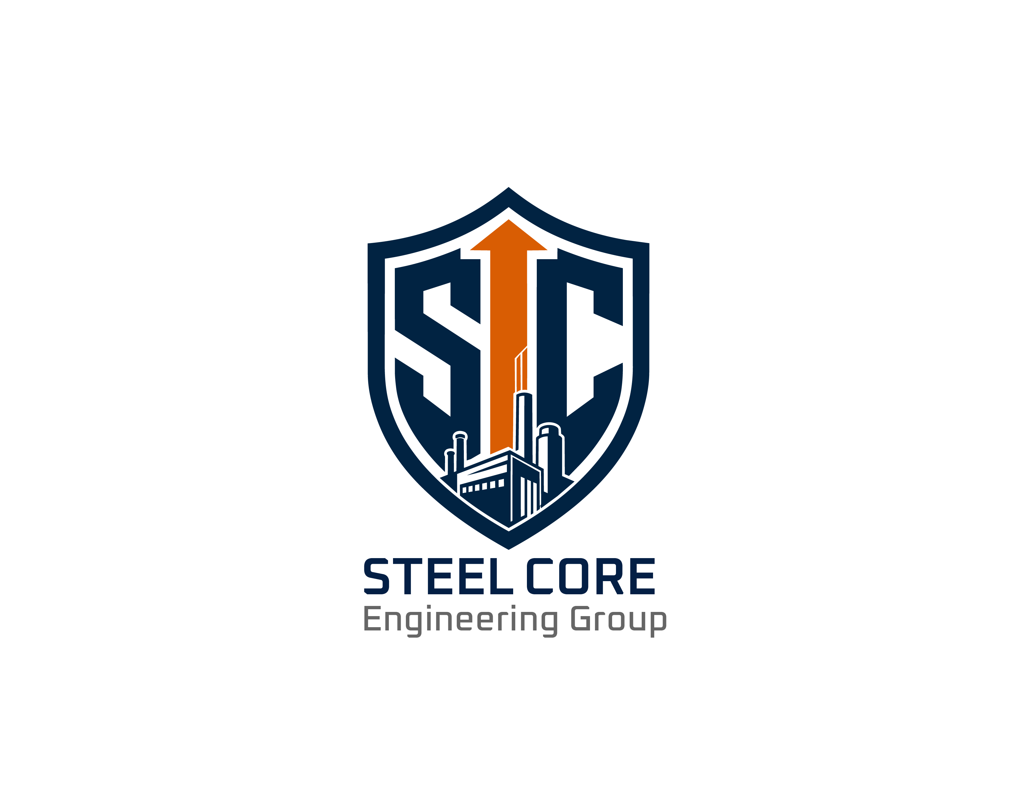 SteelCore Engineering Group — shield logo with the company wordmark.